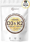 Micro Ingredients Vitamin D3 10,000 Iu + K2, With Virgin Coconut Oil. Fixed Price $17.70.