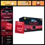 Non-lubricated Natural Rubber Latex Condoms Value Pack 100 Count, Safe & Relia. Fixed Price $33.29.