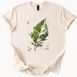 Leaf Graphic Tee Green Plant Shirt Nature Inspired Top. Fixed Price $19.98.