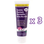 3 X Hope's Relief Premium Eczema Cream 60G Psoriasis Dermatitis Hopes 180G. Fixed Price $38.41.