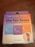 The Good Patch- Fan Faves Set- Plant-based Vegan Wellness Patches 3CT *new*. Fixed Price $12.00.