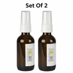 Set Of 2,AURA Cacia Oz Amber Glass Spray Bottle Mist Writable Label Refillable. Fixed Price $11.99.