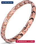 Smarter Lifestyle Elegant Copper Magnetic Bracelet For And Women, Adjustable. Fixed Price $64.04.