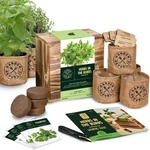 Indoor Herb Garden Starter Kit Heirloom, Non-gmo Seeds Basil Green. Fixed Price $64.83.