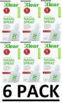 6 Pack - Xlear Xylitol Saline Nasal Spray .75 Fl Oz (22 Ml) Each New. Fixed Price $49.78.