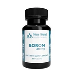 Boron 30MG Mineral Supplement - 60 Tablets New World Health Brands. Fixed Price $19.99.