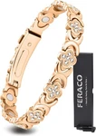 Feraco Pure Copper Bracelets For Women, Ultra Strength Magnetic Therapy. Fixed Price $43.86.