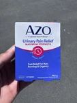 Azo Urinary Pain Relief Maximum Strength 24 Tablets Nib 11/2027. Fixed Price $9.99.