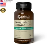 Natures Sunshine Fenugreek & Thyme 100 Capsule Respiratory Support Exp 11/2028. Fixed Price $24.49.