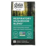 2 X Gaia Herbs, Respiratory Mushroom Blend, 40 Vegan Capsules. Fixed Price $106.89.