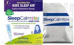 Kids, Sleepcalm Liquid Doses, 3+ Years, Melatonin-free, 15 Pre-measured. Fixed Price $14.99.