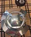 New 1 Progressive 7" Dome Hex Top Polished Aluminum Chrome Mag Wheel Center Cap. Fixed Price $138.51.