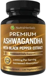 Nutraherbals Ashwagandha Supplement Made With Premium 120 Count (pack Of 1). Fixed Price $32.62.