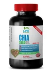 Heart Health Supplement - Chia Seed Oil 2000MG Increase Metabolism 1 Bottle. Fixed Price $17.41.
