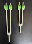 Acutonics Chiron Middle And Low Tuning Forks (2) No Case. Fixed Price $172.00.