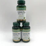 Natures Bounty Green Tea Extract Supplement 100 Count Antioxidant Support 3 Pack. Fixed Price $24.43.