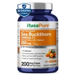 Sea Buckthorn Fruit Extract 30:1 250MG, Natural OMEGA-7 Supplement, 200 Capsules. Fixed Price $68.50.
