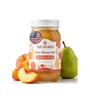 True Sea Moss Gel Peach And Pear Super Food 16FL 453 Ml. Fixed Price $30.00.