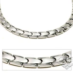 Accents Kingdom Men's Tempo Titanium Magnetic Power Golf Link Necklace. Fixed Price $99.99.