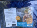 Quility Weighted Blanket For Adults With Soft Cover, 20 Lb, Blue-grey 60" X 80". Fixed Price $89.98.