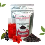 Organic Elderberry Fruit Herbal Tea Immune System Boost Hot Iced 4 Oz. Fixed Price $12.00.