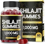 Pure Shilajit 1000MG 60 Gummies Asphaltum Naturally Occurring Fulvic Acid Nongmo. Fixed Price $16.95.