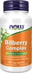 Now Foods Bilberry Complex 80MG With Beta-carotene & Riboflavin 100 Veg Capsules. Fixed Price $28.36.
