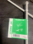 Pack Homewerks Pex Supply Line 3/8" Od 30" Faucet Pn# 751655. Fixed Price $19.99.