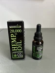 Greenive Hemp Oil Drops 28,000MG Naturally Grown Vegan Rich In Omegas New. Fixed Price $6.49.