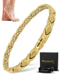 Magnetrx Womens Magnetic Ankle Bracelet Ultra Strength With 34 Magnets (gold). Fixed Price $59.95.