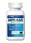 HEALTHA2Z Gas Relief Simethicone 125MG, 150 Count (pack Of 1), Green. Fixed Price $14.99.