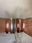 Elegant Copper Magnetic Bracelet Bangle 6 Max Magnets Renew Balance Energy Power. Fixed Price $18.77.