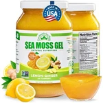 Sea Moss Gel 16 Oz Lemon Ginger Wildcrafted Irish Raw Eversmith Organics. Fixed Price $51.99.