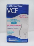 Vcf Vaginal Contraceptive Gel Pre-filled Applicators 10CT Free Shipping Exp 6/27. Fixed Price $18.90.
