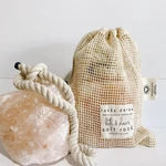 Pack Of 4 Himalayan Pink Salt Block On Rope For Shower Spa Bath Relax Therapy. Fixed Price $40.00.