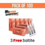 Himalayan Salt Bricks 8X4X2 Pack 100 & 3 Free Glue For Spa Sauna Wall Decor. Fixed Price $1084.00.