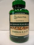 High Lignan Flaxseed Oil Natural/organic 1,000 Mg OMEGA-3, 6 & 9 120 Softgels. Fixed Price $18.66.