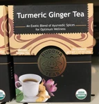 Buddha Teas Organic Turmeric Ginger 18 Bags Caffeine Free Immune Booster. Fixed Price $16.00.