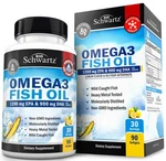 Triple Strength Omega 3 Fish Oil Supplement - 2250MG Epa Dha. Fixed Price $28.79.