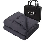 Weighted Blanket For Adults (48"X72", 12LBS, Dark Grey) Twin Size High Breath.... Fixed Price $38.99.