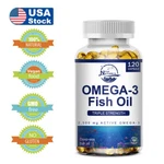 3600MG Omega Fish Oil Capsules 3X Strength Epa & Dha, Highest Potency 120CAPS. Fixed Price $12.83.