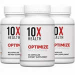 3 Pack Authentic 10X Health Optimize Methylated Multivitamin 90 Caps Exp 07/2027. Fixed Price $23.69.