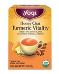 Yogi Tea, Honey Chai Turmeric Vitality, 16 Ct. Fixed Price $6.35.
