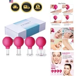 4 Size Facial Cupping Therapy Set Glass, Eye Face Vacuum Massage Anti Celluli.... Fixed Price $55.39.