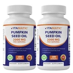 Vitamatic Pumpkin Seed Oil 2000MG 180 Softgels (pack Count 2). Fixed Price $35.35.