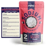 Ecoxall Sodium Percarbonate Oxygen Bleach Powder, 2 Lb 99.9% Pure Cl. Fixed Price $28.39.