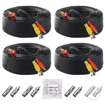 4 Pack 100FT/30M All-in-one Video Power Cables Bnc Extension Surveillance Camera. Fixed Price $38.93.