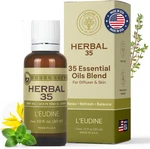 Eudine Herbal 35 Essential Oil Blend - Natural Extracts With Peppermint,. Fixed Price $39.99.