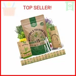 Organo Republic 15 Medicinal & Tea Herb Seeds Variety Pack 6,420+ Non-gmo Heirlo. Fixed Price $24.81.