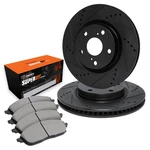 R1 Concepts Drilled & Slotted Brake Kit W Super Duty Pads. Fixed Price $348.42.